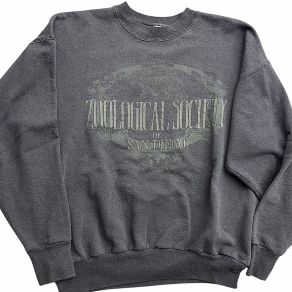 Hanes Other - VTG Zoological Society of San Diego Sweatshirt Men’s XL Hanes ComfortBlend Gray